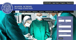 Desktop Screenshot of mandl.edu